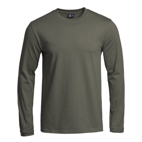 T-Shirt STRONG long sleeves olive green